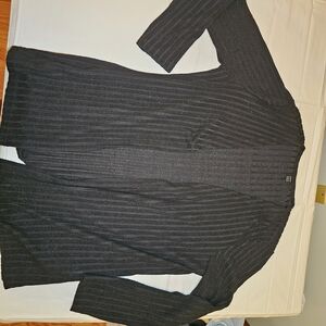 SHEIN Black Ribbed Women's Cardigan